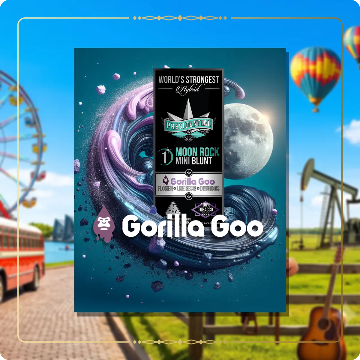 Gorilla Goo Presidential Moon Rock for the Oklahoma Gold page