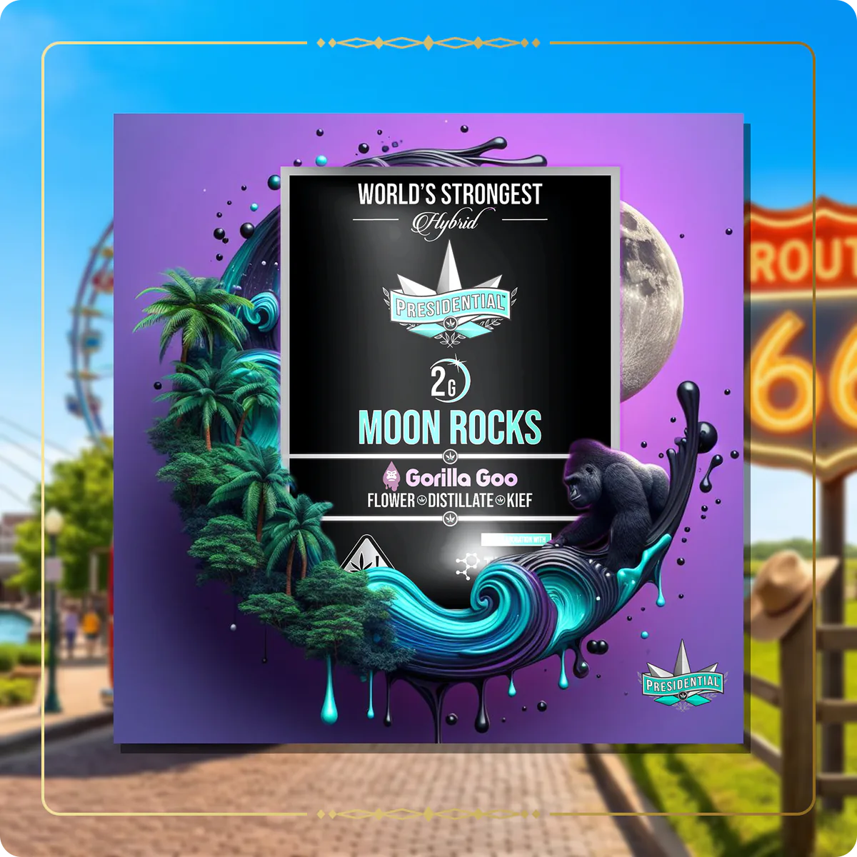 Gorilla Goo Presidential Moon Rock variant 3 for the Oklahoma Gold page