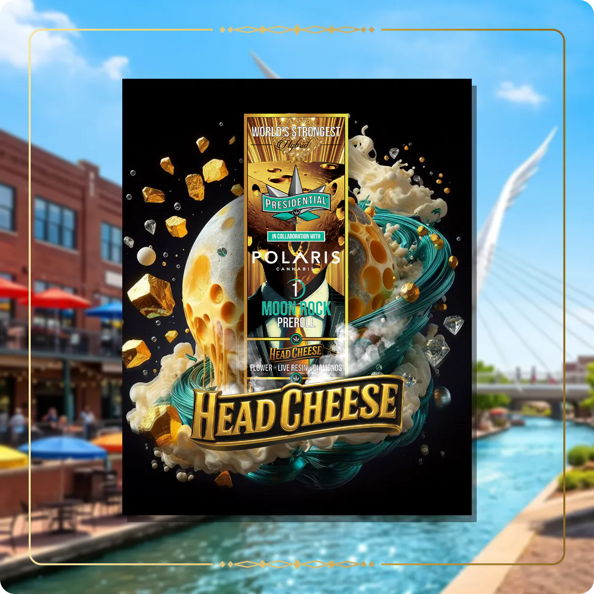 Head Cheese Presidential pre-roll variant 2 for the Oklahoma pre-rolls page