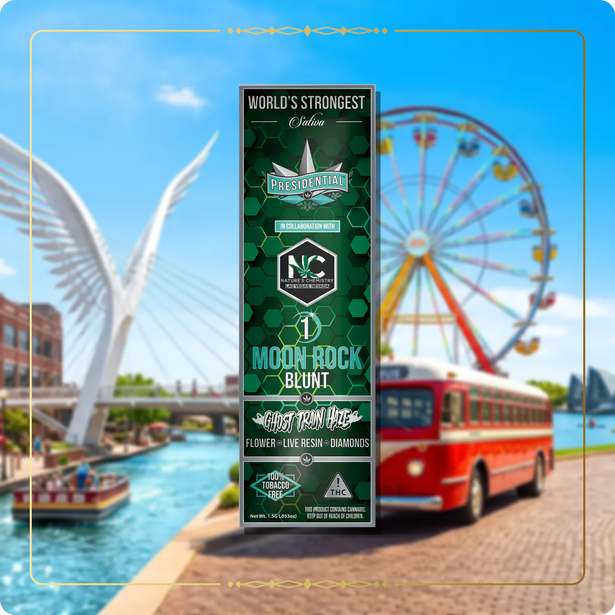 Ghost Haze Train Presidential blunt variant 2 for the Oklahoma blunts page