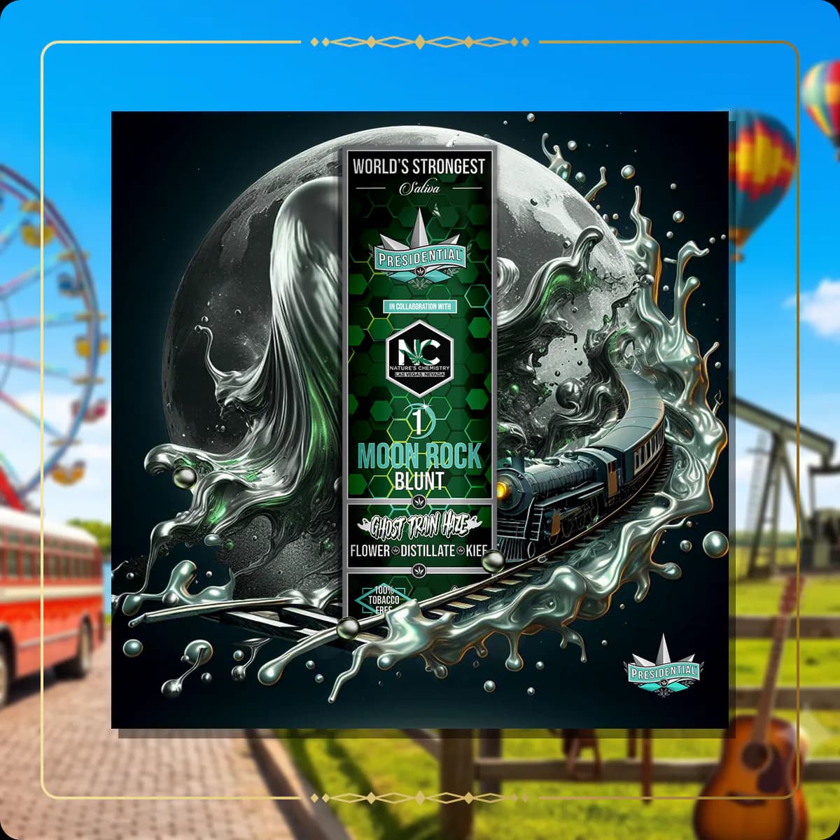 Ghost Haze Train Presidential blunt for the Oklahoma blunts page