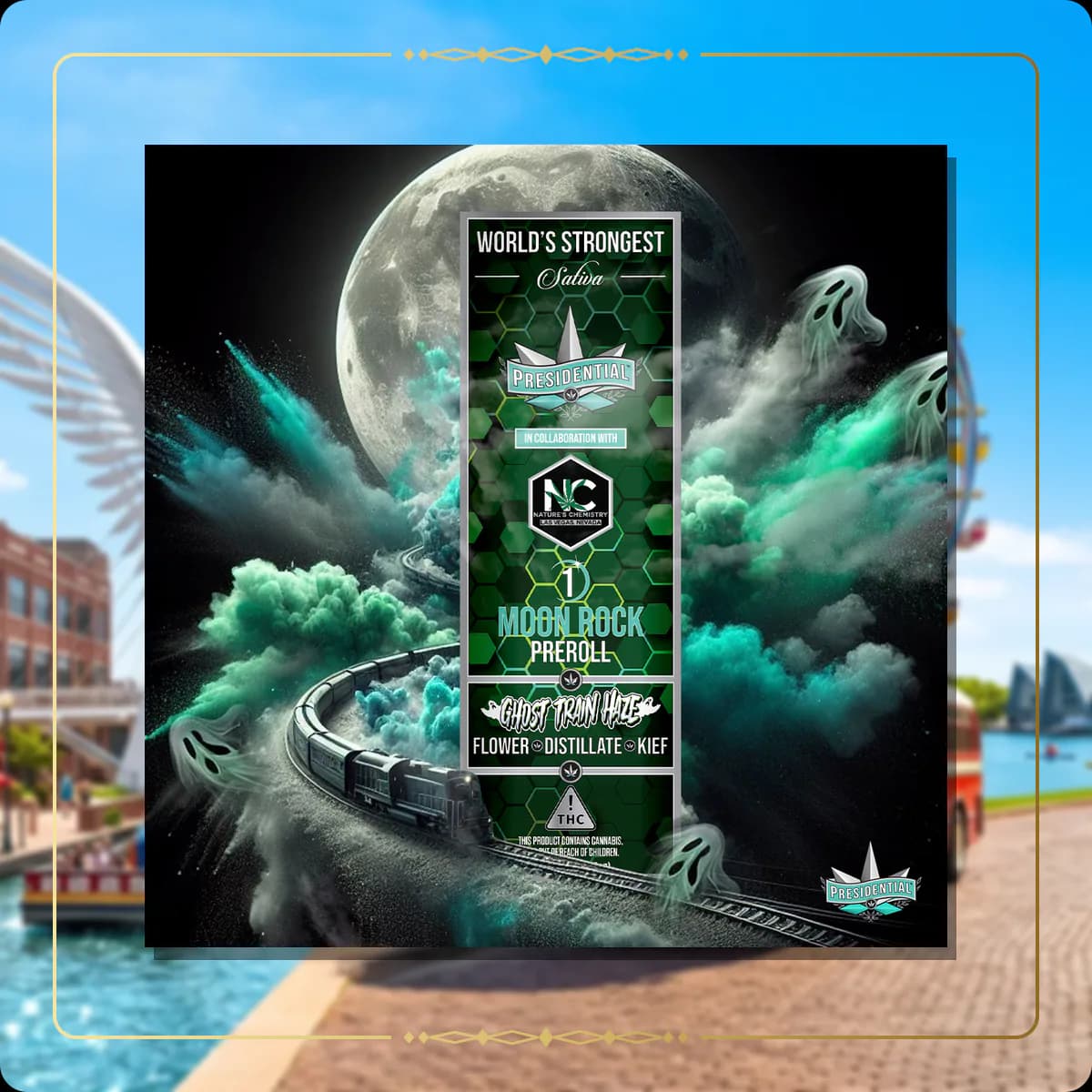 Ghost Haze Train Presidential pre-roll variant 2 for the Oklahoma pre-rolls page