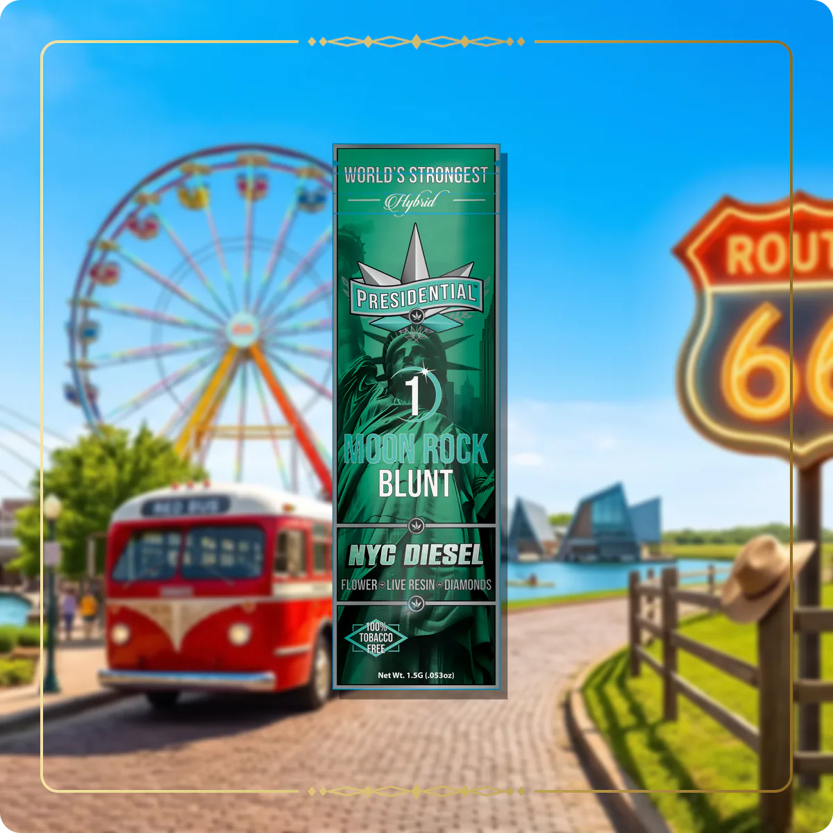 NYC Diesel Presidential blunt variant 2 for the Oklahoma Gold page