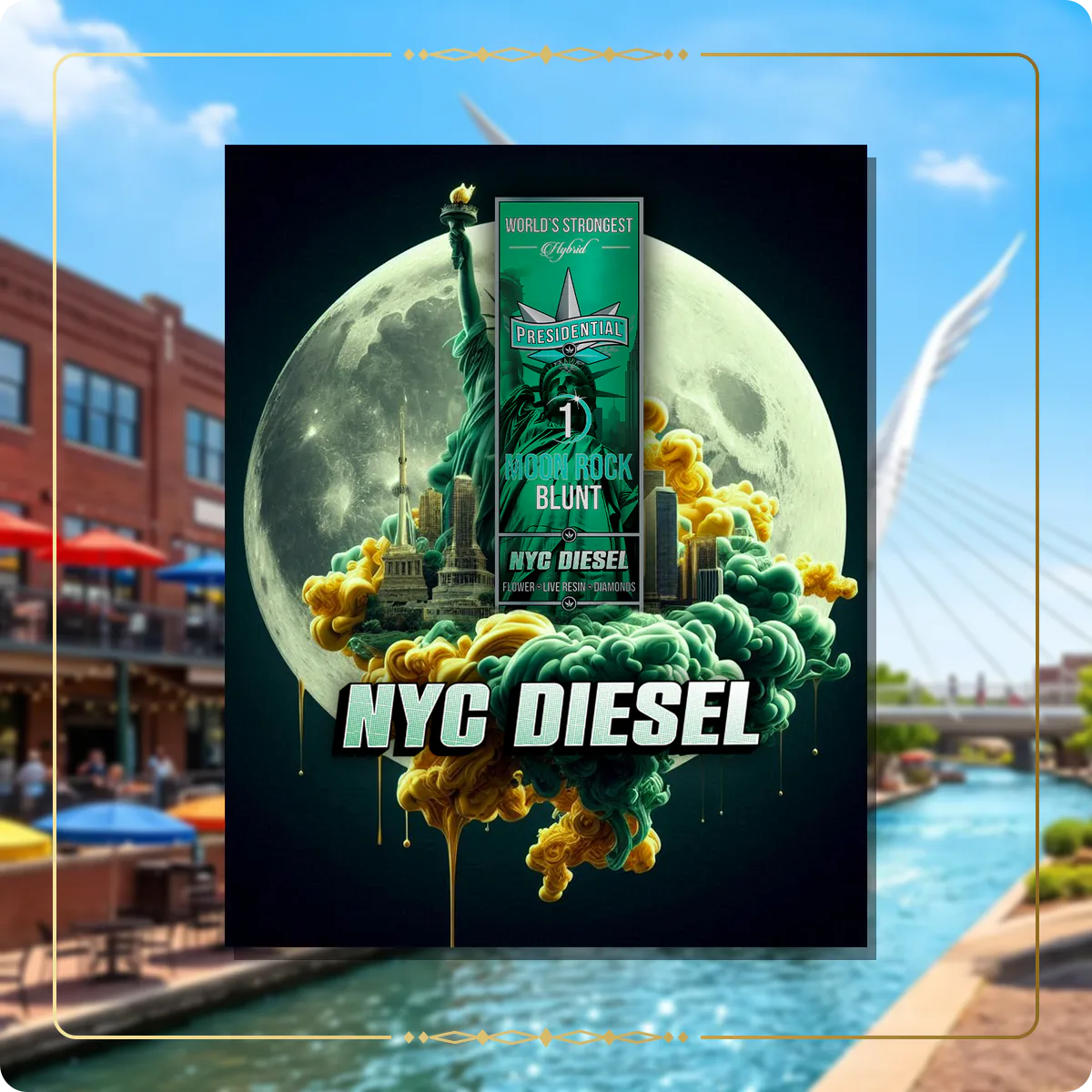 NYC Diesel Presidential blunt for the Oklahoma Gold page