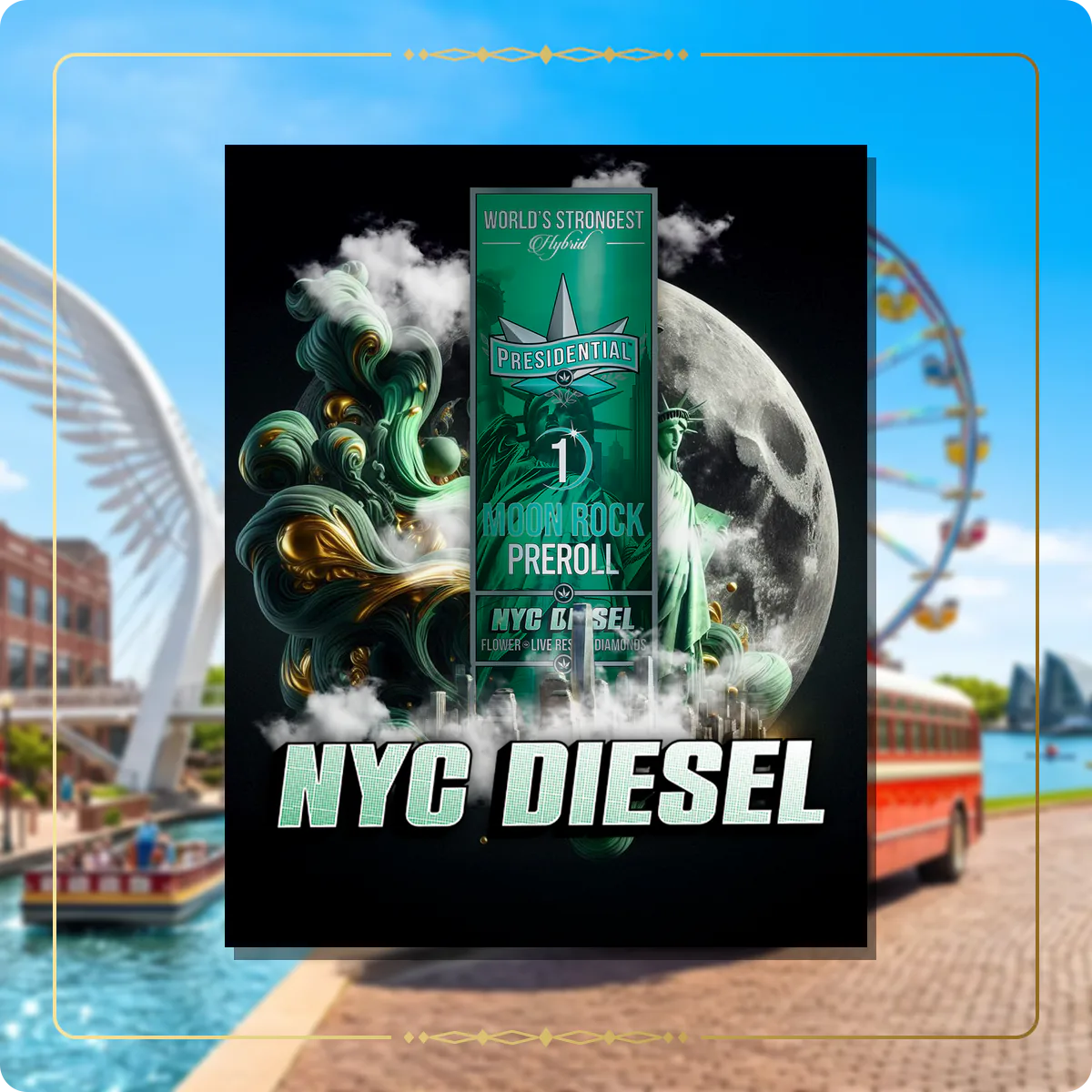 NYC Diesel Presidential pre-roll for the Oklahoma Gold page
