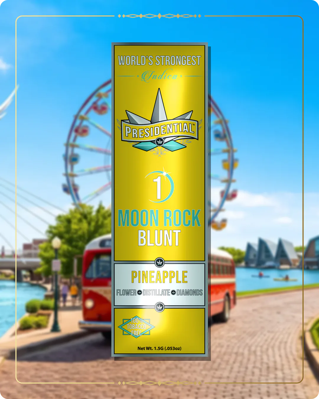 Pineapple Presidential blunt variant 2 for the Oklahoma market page