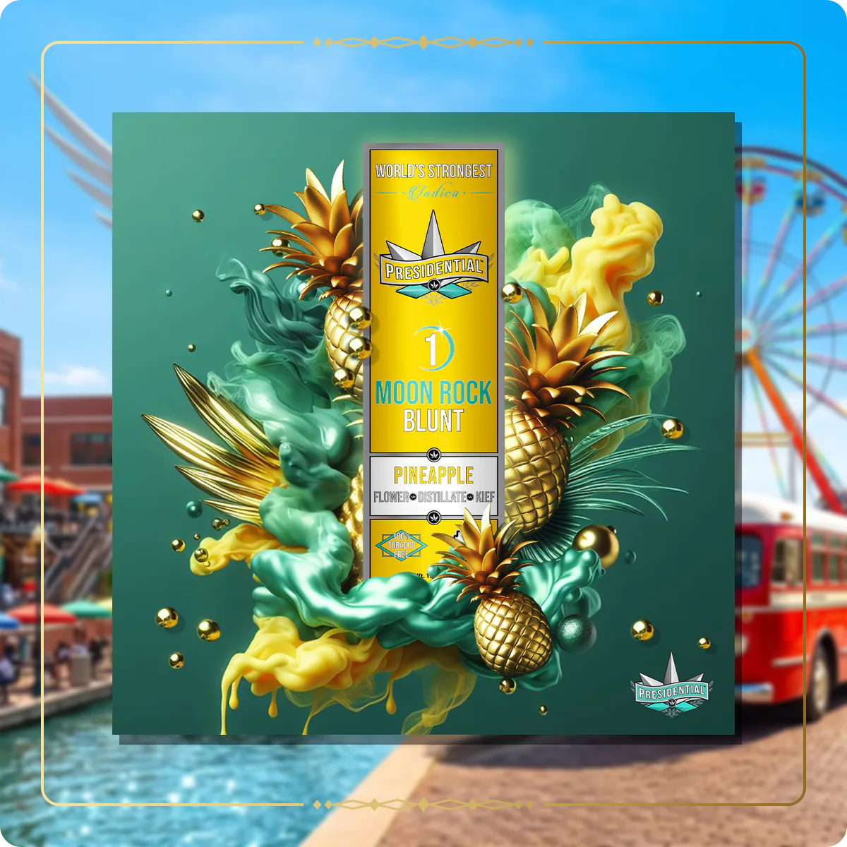 Pineapple Presidential blunt for the Oklahoma blunts page