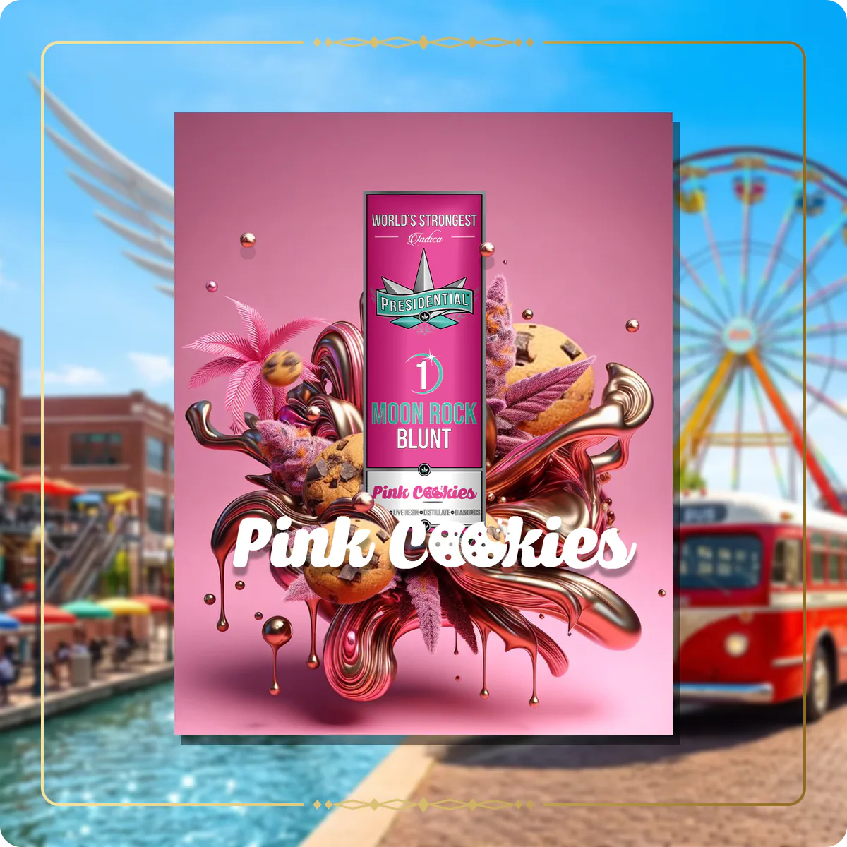 Pink Cookies Presidential blunt for the Oklahoma Gold page