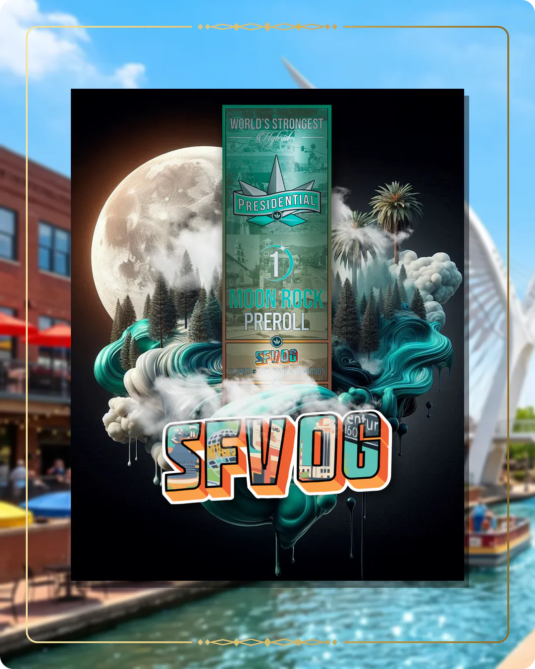 SFV OG Presidential pre-roll for the Oklahoma home collection