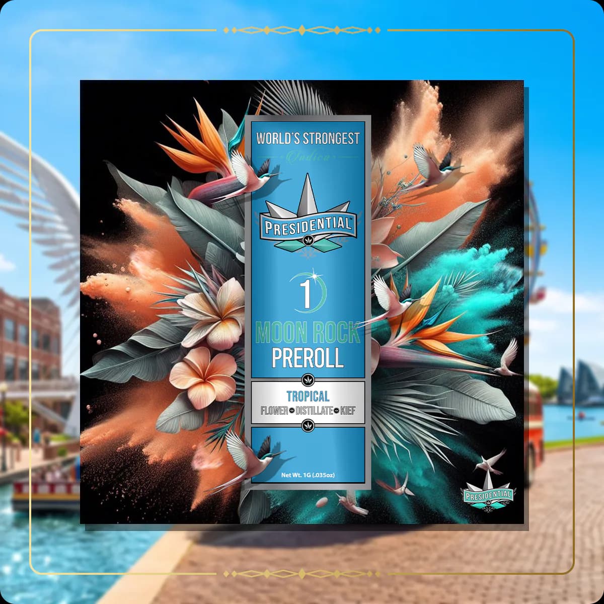 Tropical Presidential pre-roll for the Oklahoma Find Us page