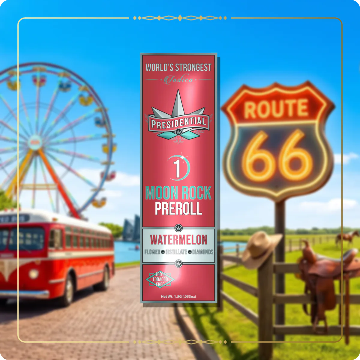 Watermelon Presidential pre-roll for the Oklahoma Silver page