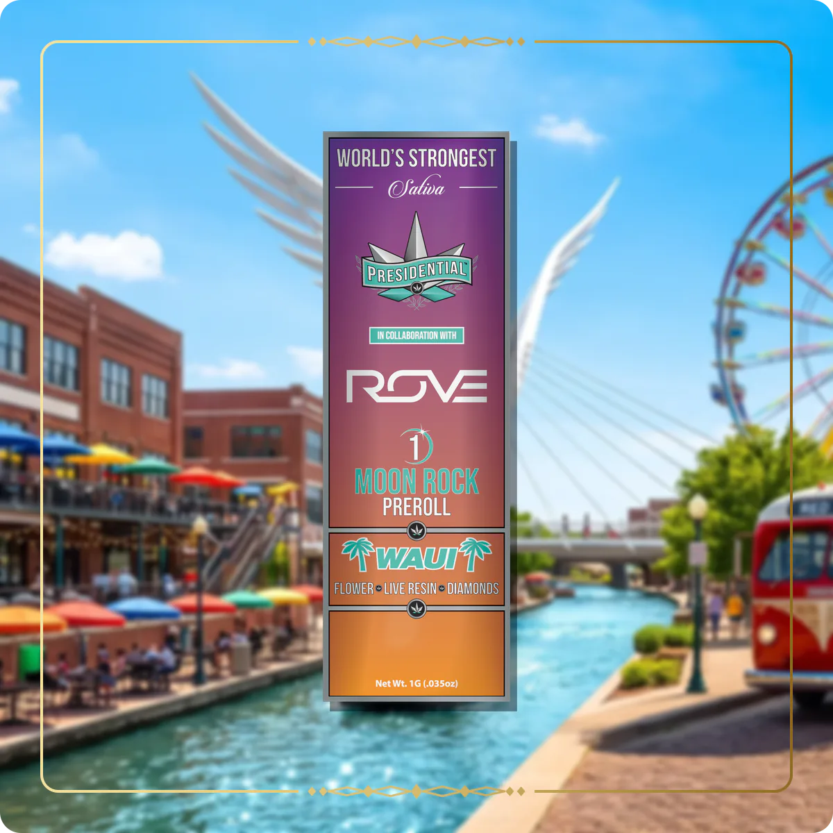 Waui Presidential pre-roll variant 2 for the Oklahoma Gold page