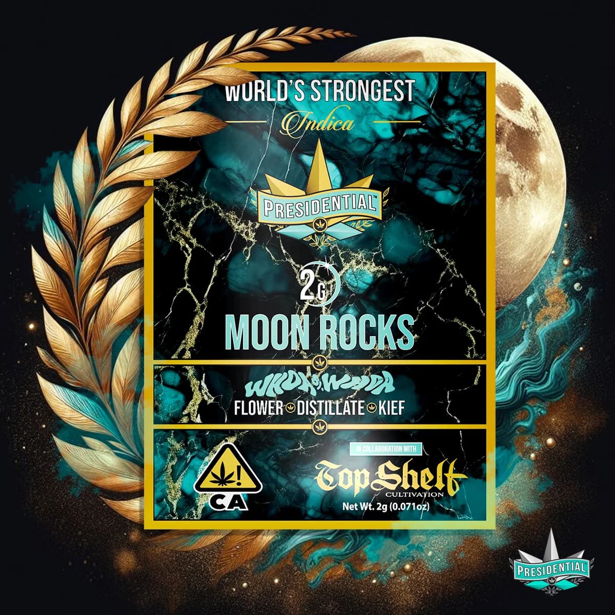 Presidential Whoa Si Whoa Moon Rocks package artwork