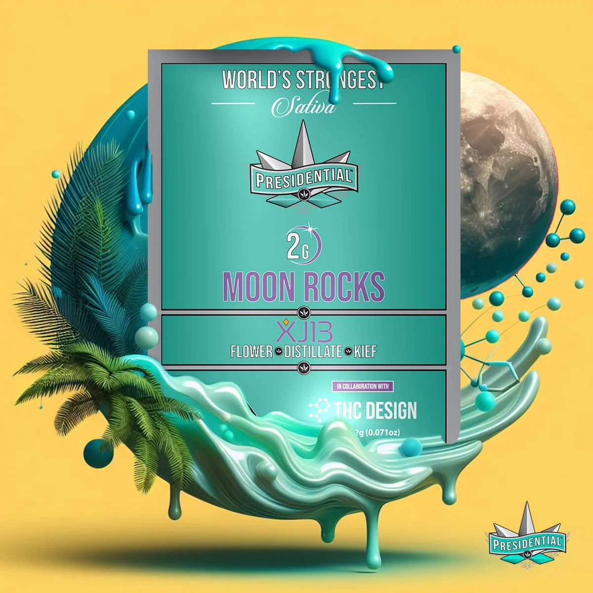 Presidential XJ-13 Moon Rocks jar for Oklahoma availability